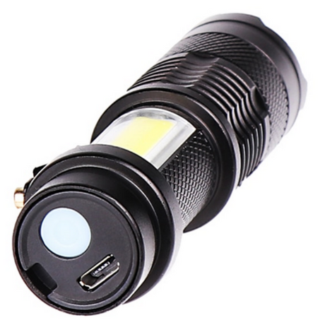 Mini USB-uppladdningsbar ficklampa - Vandring