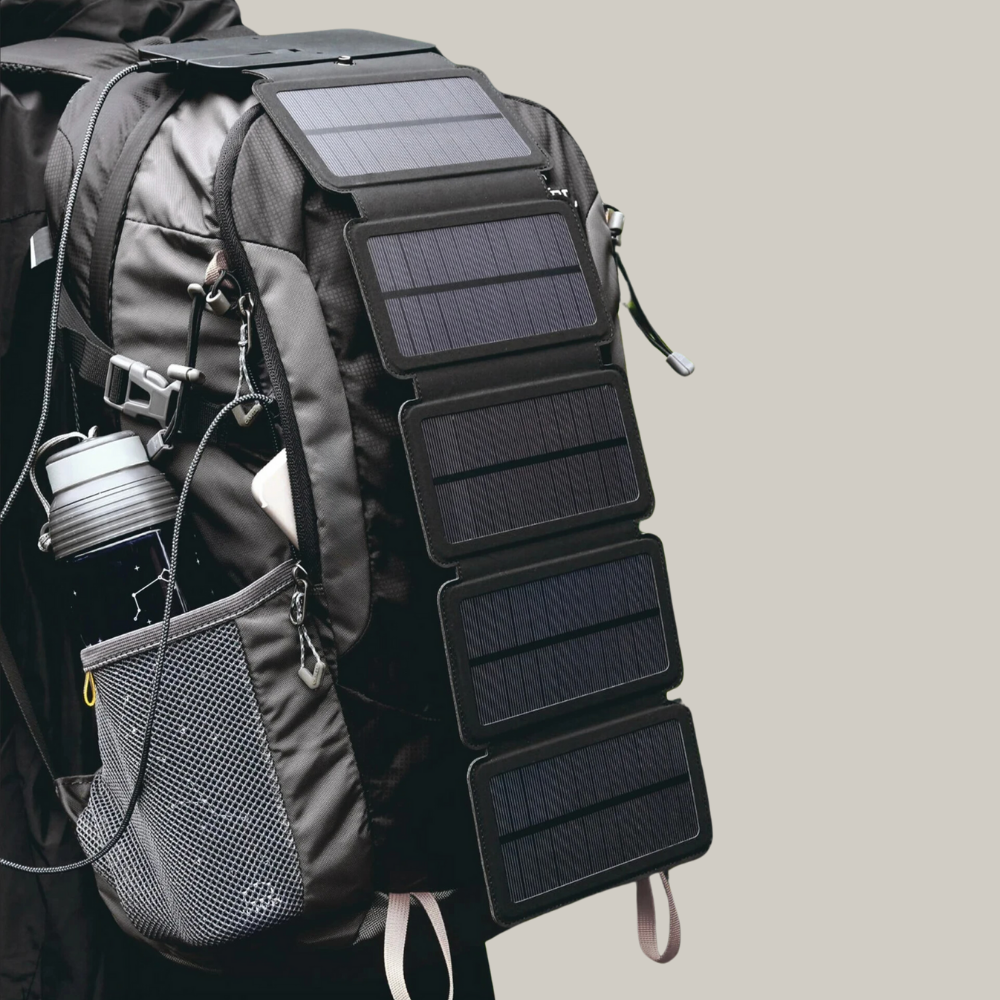 Solar power bank charger