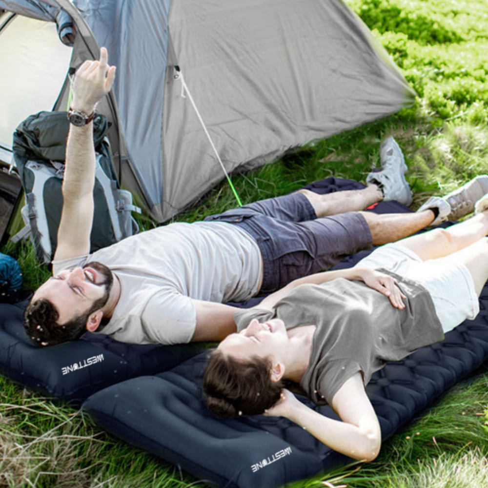 Sleeping bag pad - Mat for camping - Inflatable