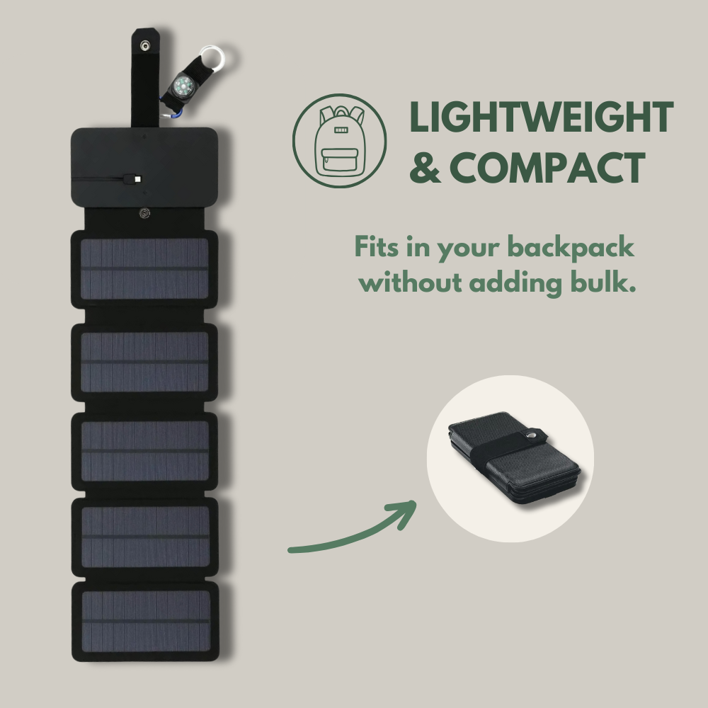 Solar power bank charger