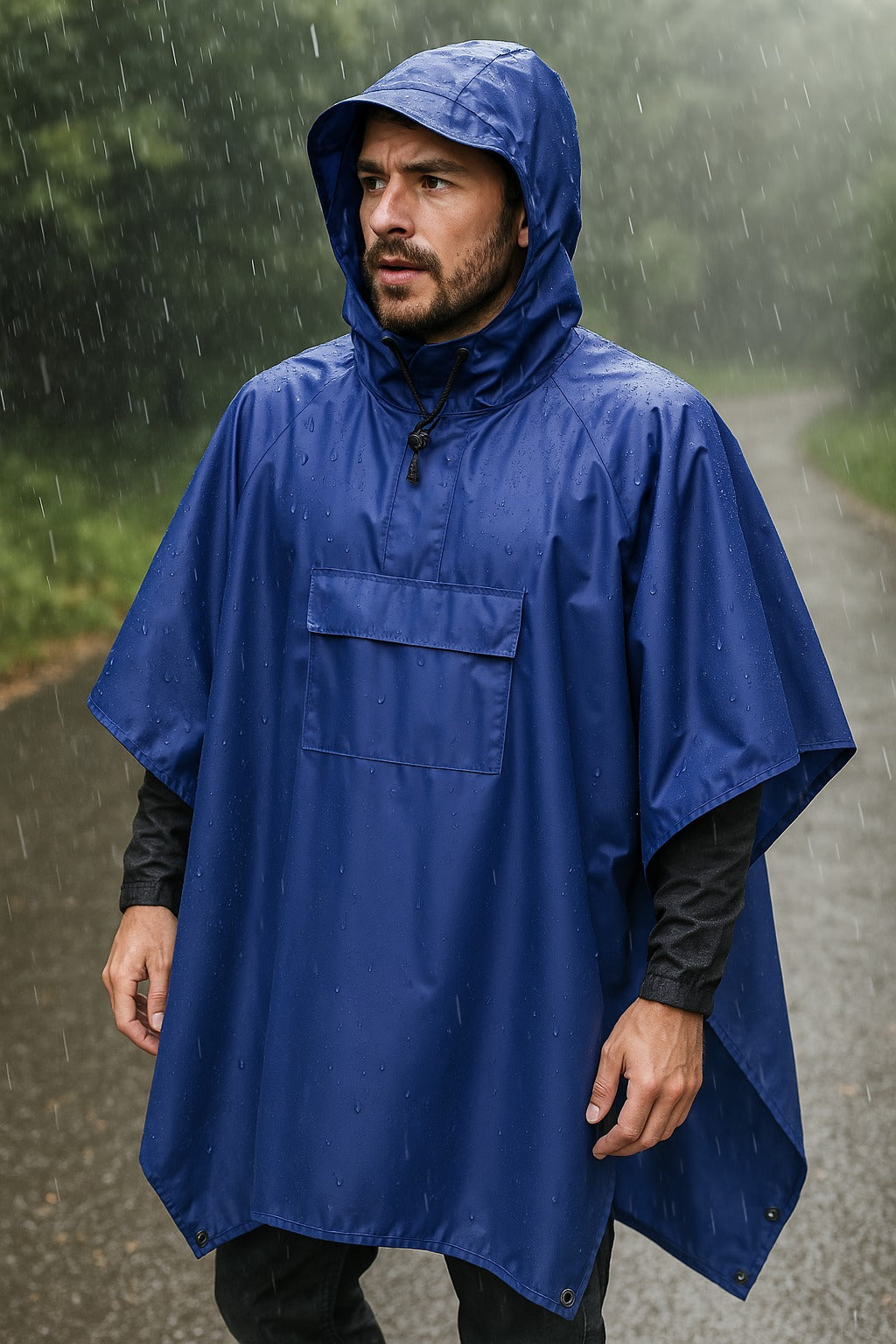 Rain poncho - Trekking - Hiking - Bicycle - Mountain bike