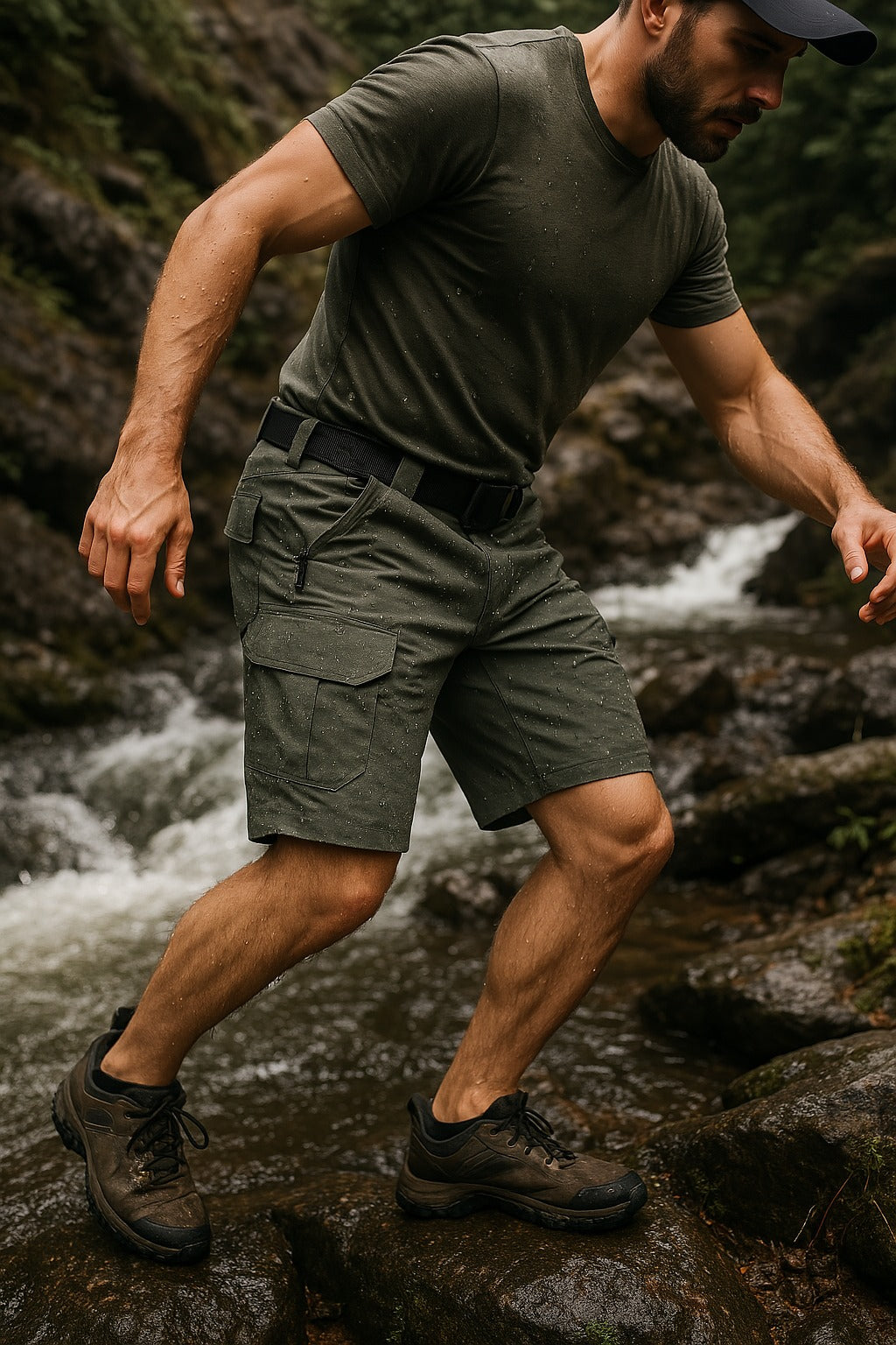 Indestructible and Waterproof Tactical Shorts for Men - Hiking / Mountain / Outdoor Survival