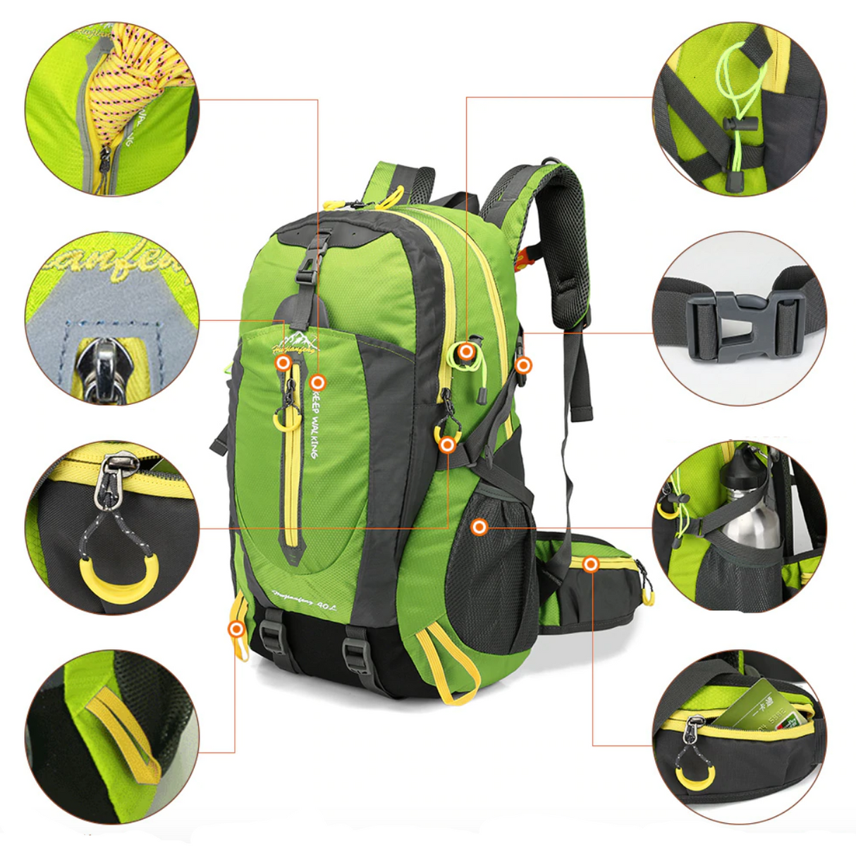 Backpack 40 litres - Hiking backpack women