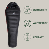 Sleeping bag 3-4 season - Backpacking, Hiking and Camping